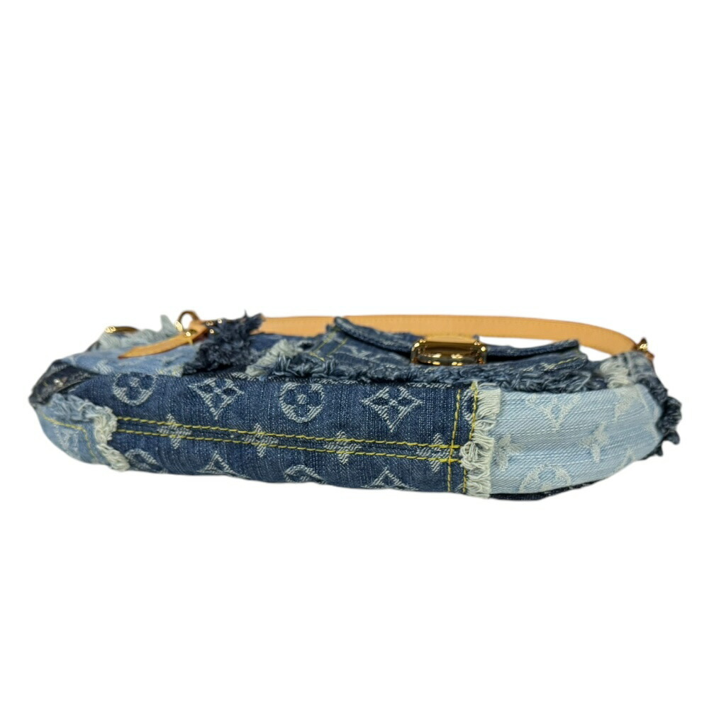 Louis Vuitton Pouchy Patchwork Monogram Denim Sho… - image 5